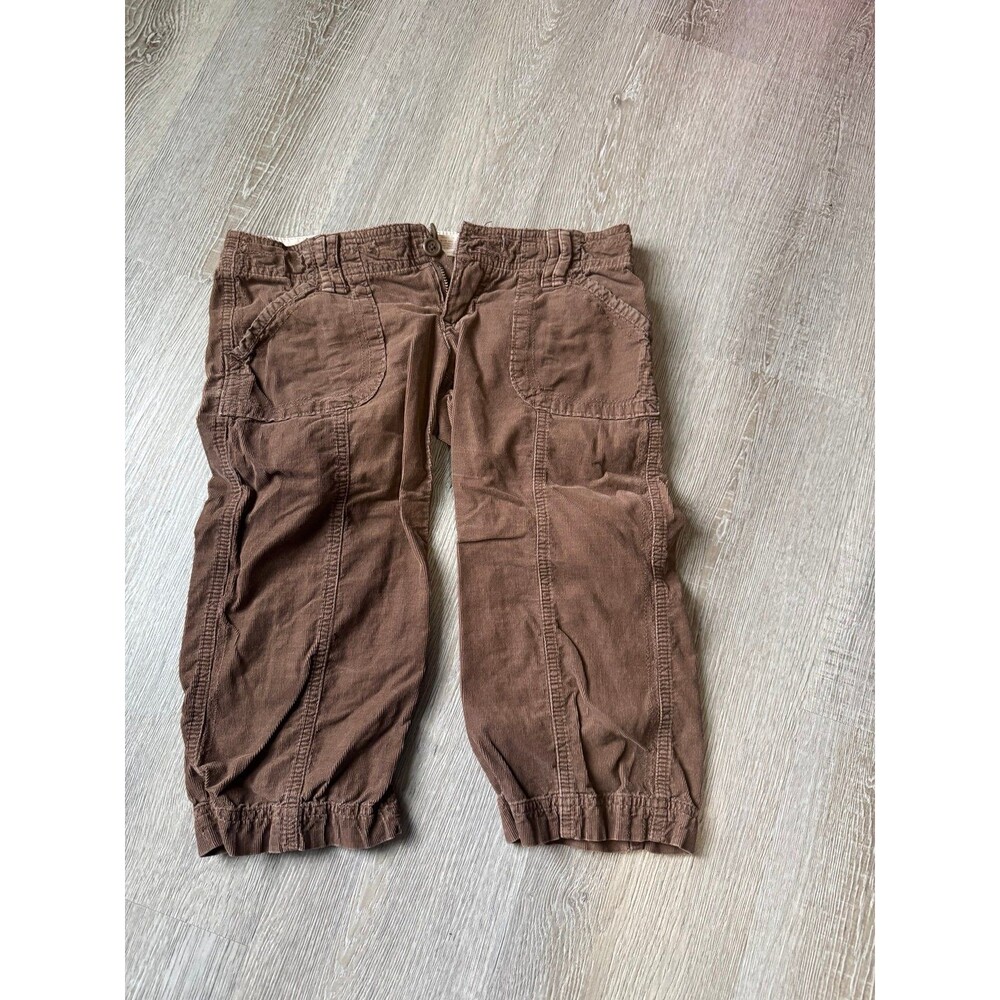 Y2K Hollister Size 1 Corduroy Brown Knee Length  Shorts Low Rise